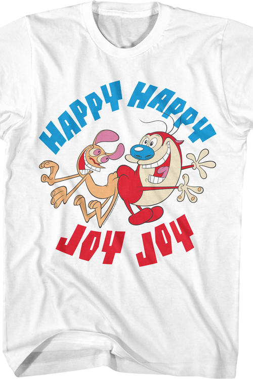 Vintage Happy Happy Joy Joy Ren And Stimpy T-Shirt