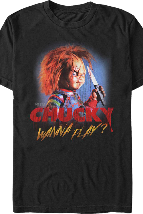 Vintage Hi I'm Chucky Wanna Play Child's Play T-Shirt
