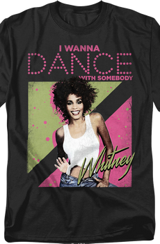 Vintage I Wanna Dance With Somebody Whitney Houston T-Shirt