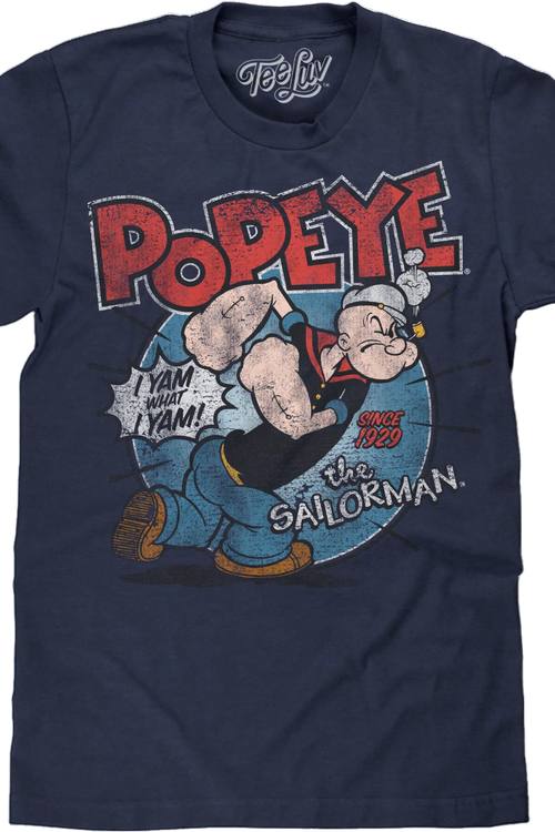 Vintage I Yam What I Yam Popeye T-Shirt