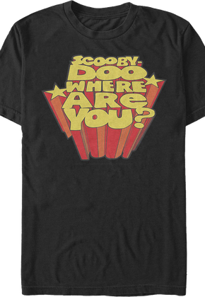 Vintage Logo Scooby-Doo Where Are You T-Shirt