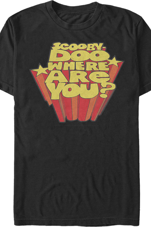 Vintage Logo Scooby-Doo Where Are You T-Shirt