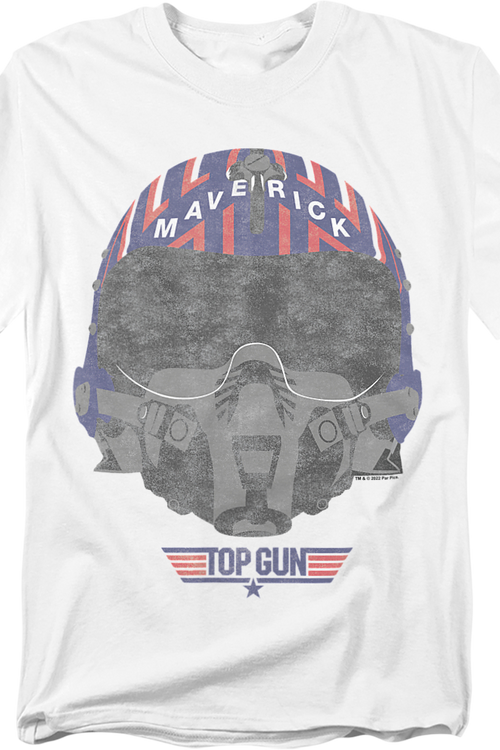 Vintage Maverick Helmet Top Gun T-Shirt