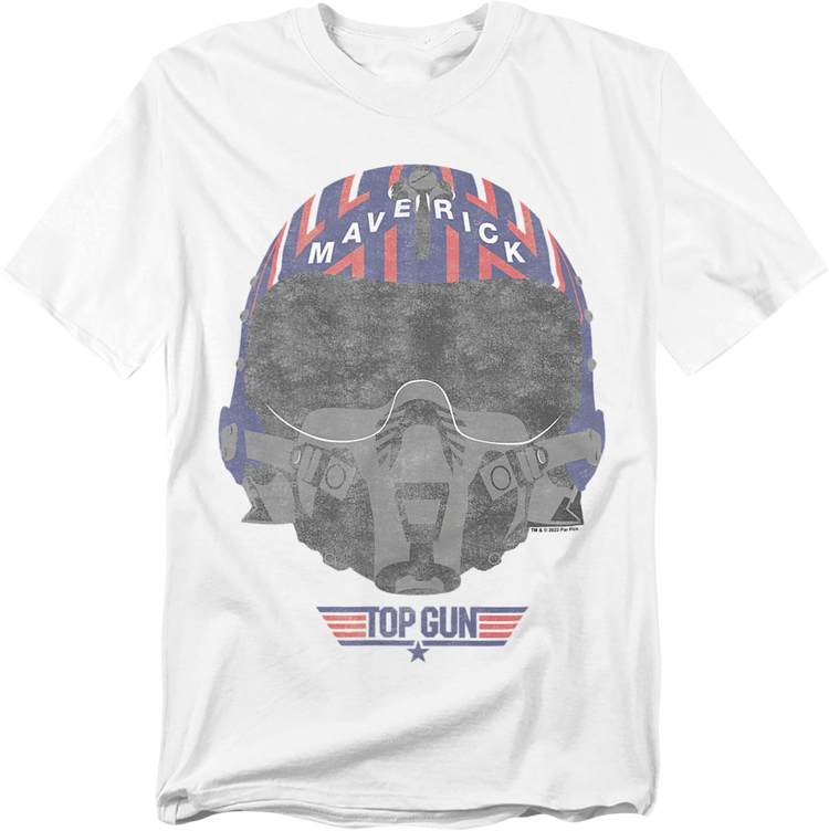 Vintage Maverick Helmet Top Gun T-Shirt