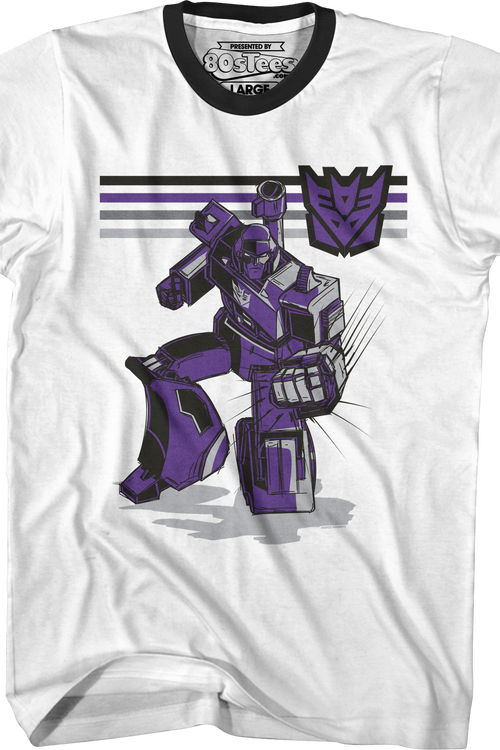 Retro Megatron Transformers Ringer Shirt