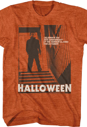 Vintage Michael Myers Staircase Halloween T-Shirt