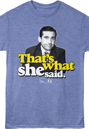 Vintage Michael Scott That's What She Said The Office T-Shirt
