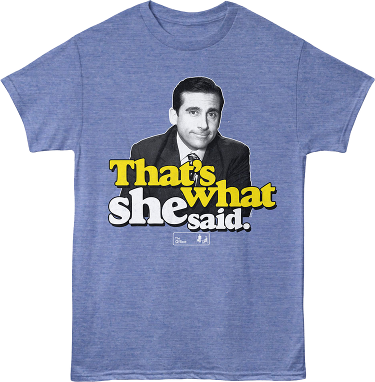 Vintage Michael Scott That's What She Said The Office T-Shirt