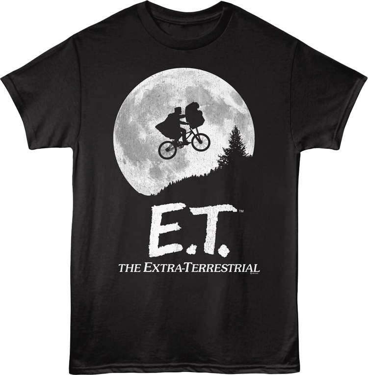 Vintage Moon Silhouette E.T. The Extra-Terrestrial T-Shirt