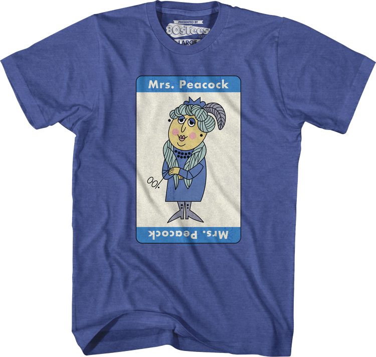 Vintage Mrs. Peacock Clue T-Shirt