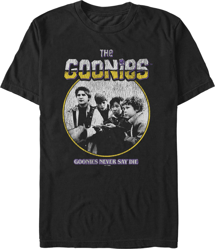 Vintage Never Say Die Photo Goonies T-Shirt