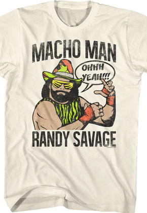 Vintage Ohhh Yeah Macho Man Randy Savage T-Shirt