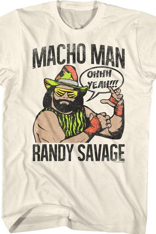 Vintage Ohhh Yeah Macho Man Randy Savage T-Shirt
