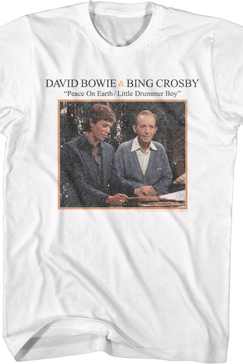 Peace On Earth/Little Drummer Boy David Bowie & Bing Crosby Shirt