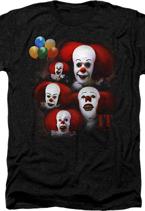 Vintage Pennywise Clown Collage IT Shirt