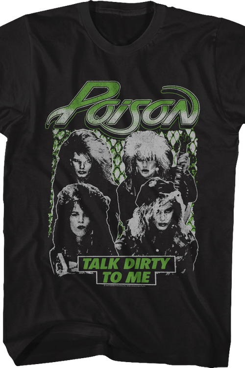 Vintage Photo Talk Dirty To Me Poison T-Shirt