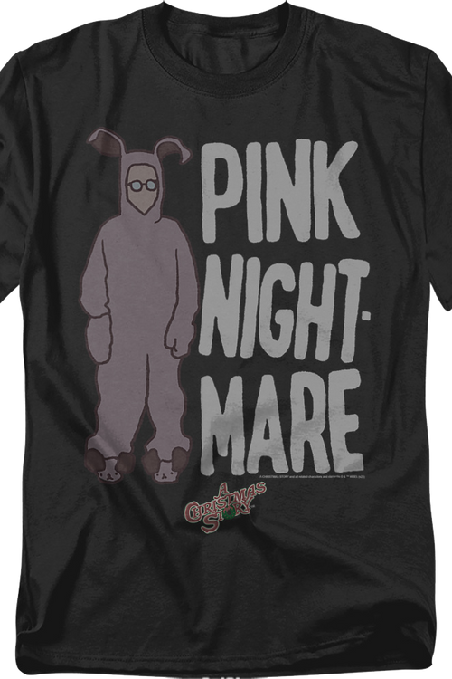 Vintage Pink Nightmare Christmas Story T-Shirt