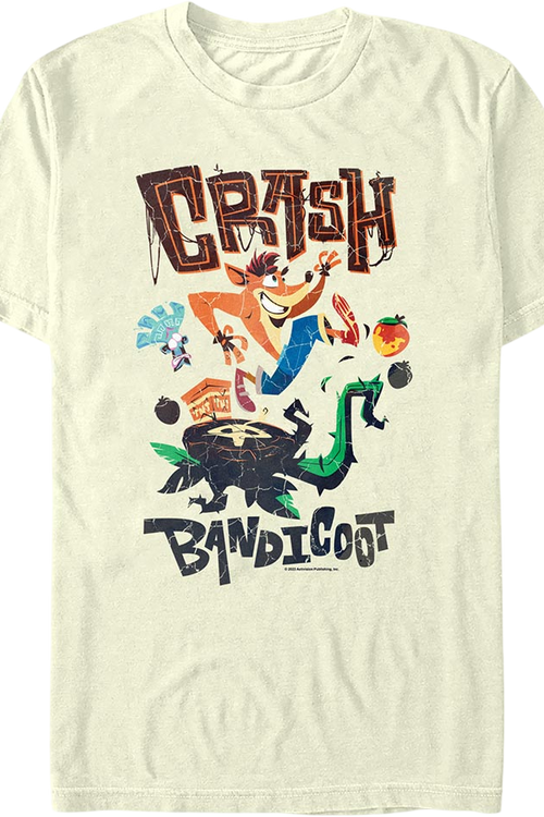 Vintage Poster Crash Bandicoot T-Shirt