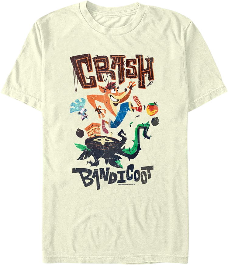Vintage Poster Crash Bandicoot T-Shirt