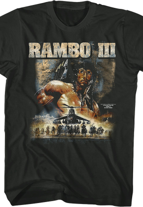 Vintage Poster Rambo III T-Shirt