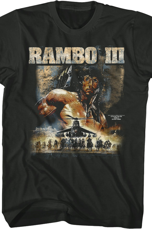 Vintage Poster Rambo III T-Shirt