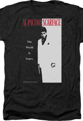 Vintage The World Is Yours Poster Scarface T-Shirt