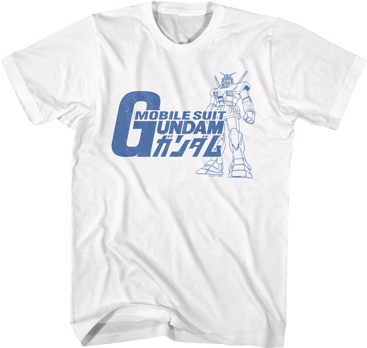 Vintage RX-78-2 Sketch Gundam T-Shirt