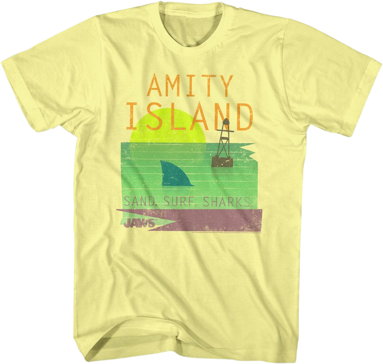 Vintage Sand Surf Sharks Jaws T-Shirt