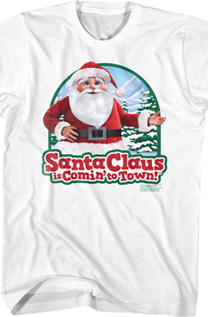 Vintage Santa Claus Is Comin' To Town T-Shirt