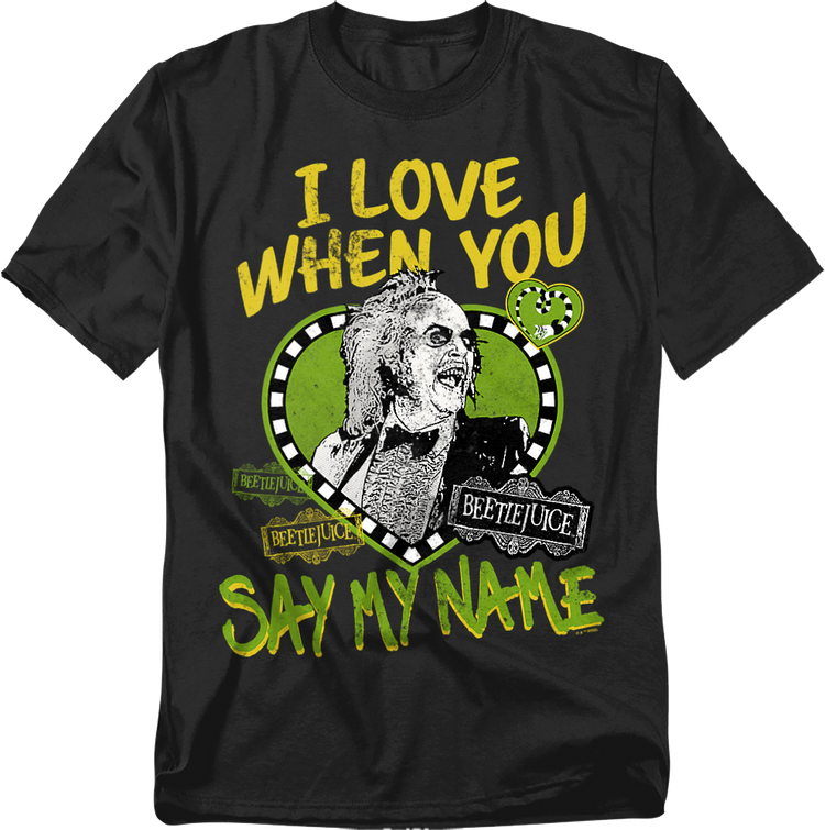 Vintage Say My Name Beetlejuice T-Shirt