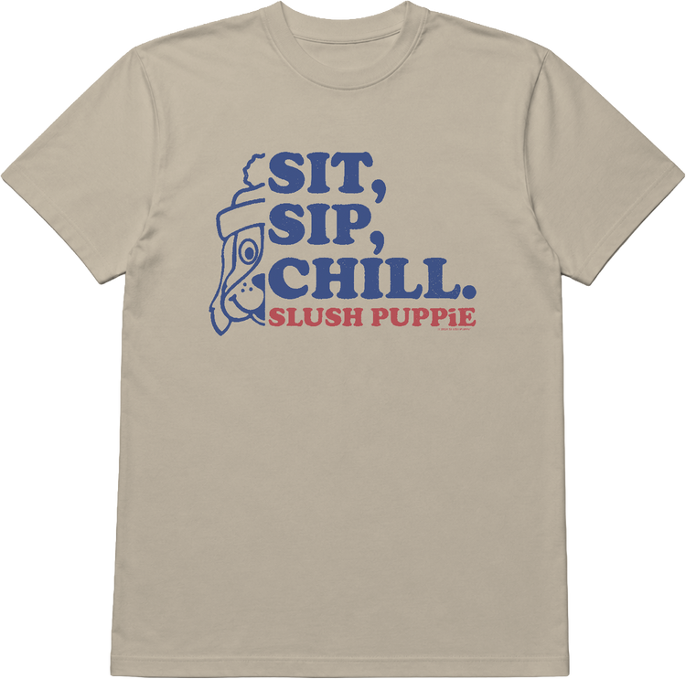 Vintage Sit, Sip, Chill Slush Puppie T-Shirt