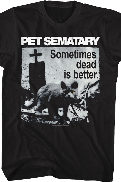 Vintage Sometimes Dead Is Better Pet Sematary T-Shirt