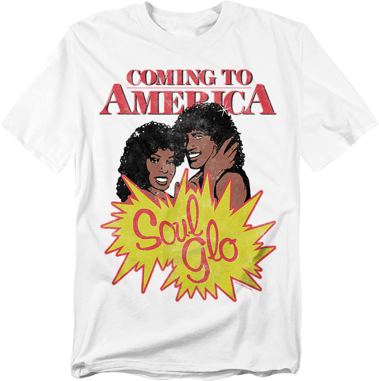 Vintage Soul Glo Advertisement Coming To America T-Shirt