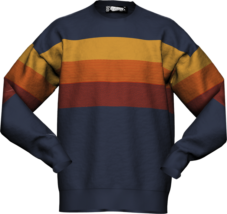 Vintage Stripes Knitted Sweater