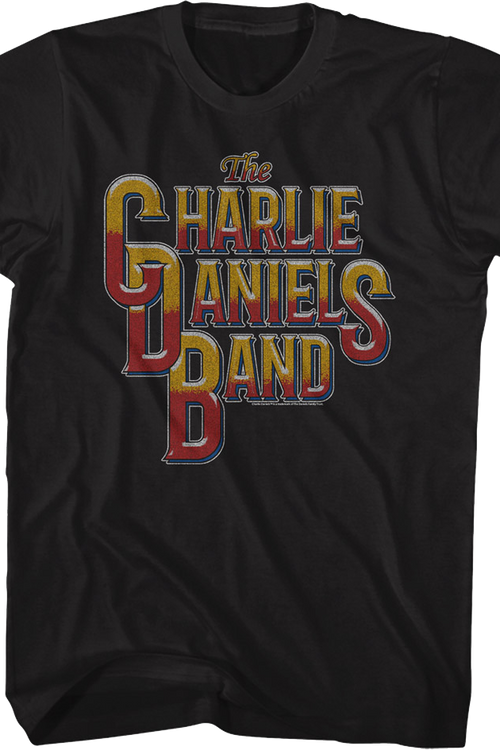 Vintage Style Logo Charlie Daniels Band T-Shirt