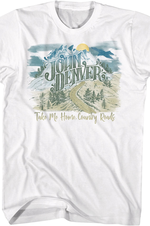 Vintage Take Me Home Country Roads John Denver T-Shirt