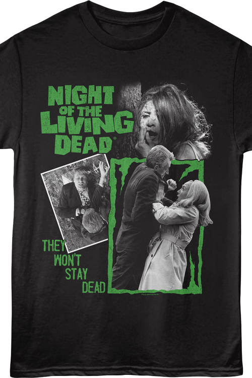 Vintage They Won't Stay Dead Night Of The Living Dead T-Shirt