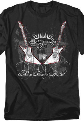 Vintage This Is Heavy Metal Headbangers Ball MTV T-Shirt