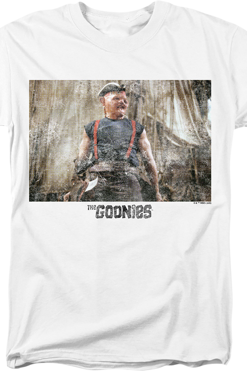 Vintage White Pirate Sloth Goonies T-Shirt
