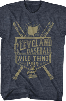 Vintage Wild Thing Cleveland Baseball Major League T-Shirt