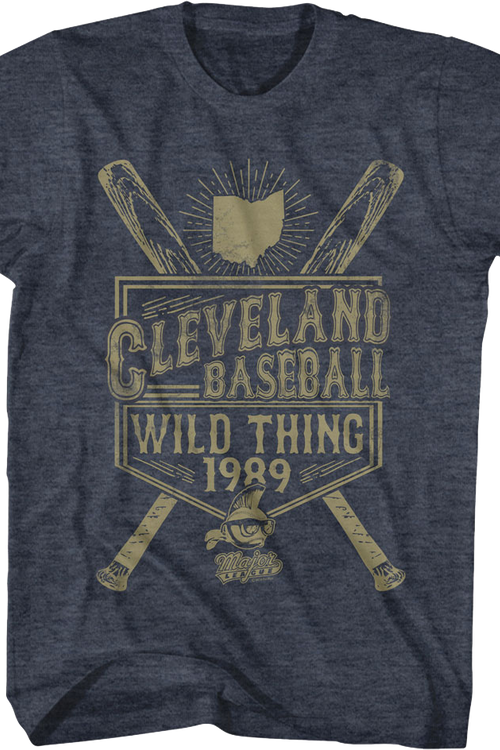 Vintage Wild Thing Cleveland Baseball Major League T-Shirt
