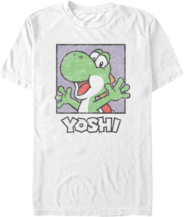 Vintage Yoshi Square Super Mario Bros. T-Shirt