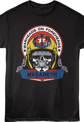 Warheads On Foreheads Megadeth T-Shirt