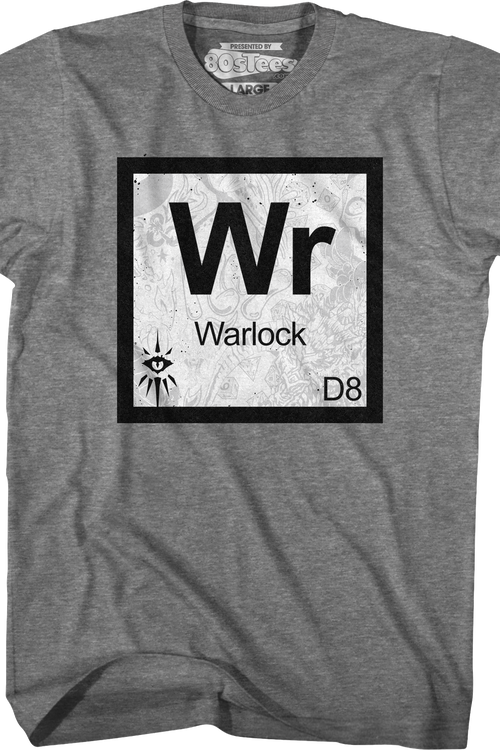 Warlock Element Symbol Dungeons & Dragons T-Shirt