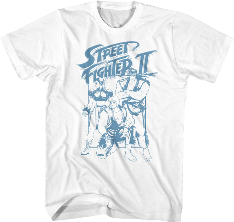 Warrior Poses Street Fighter T-Shirt