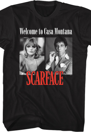 Welcome To Casa Montana Scarface T-Shirt