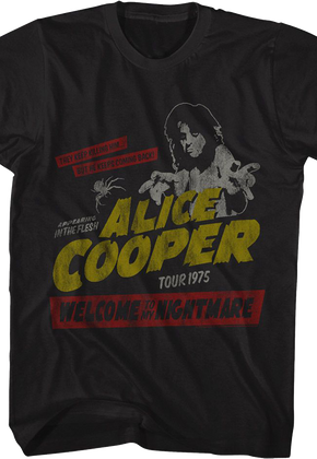 Welcome To My Nightmare Alice Cooper T-Shirt