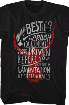 What Is Best In Life Conan T-Shirt