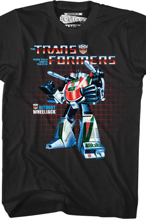 Wheeljack Box Art Transformers T-Shirt