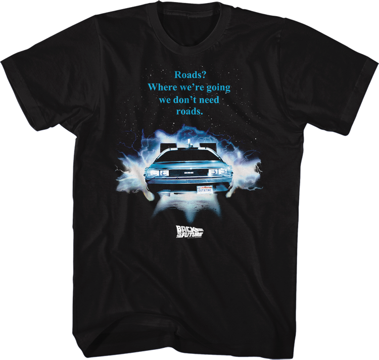 Front & Back Roads Back To The Future T-Shirt